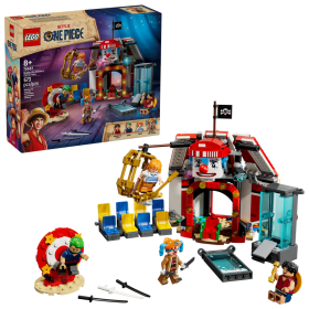 Lego One Piece 75637 La tenda del circo di Baggy il Clown con minifigure di Luffy Zoro Nami e Baggy e tanti accessori a tema