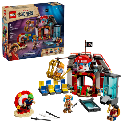 Lego One Piece 75637 La tenda del circo di Baggy il Clown con minifigure di Luffy Zoro Nami e Baggy e tanti accessori a tema