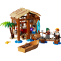 Lego One Piece 75636 La capanna del Villaggio Foosha con barca e minifigure di Shanks Luffy e Makino