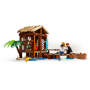 Lego One Piece 75636 La capanna del Villaggio Foosha con barca e minifigure di Shanks Luffy e Makino