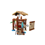 Lego One Piece 75636 La capanna del Villaggio Foosha con barca e minifigure di Shanks Luffy e Makino