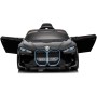 Macchina Elettrica per Bambini BMW I4 Telecomandata 12v con Fari a Led Bluetooth Cinture di Sicurezza a 3 Punti