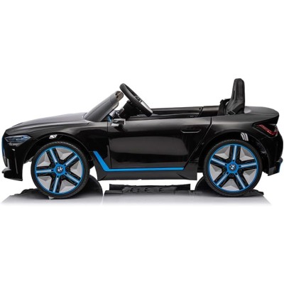 Macchina Elettrica per Bambini BMW I4 Telecomandata 12v con Fari a Led Bluetooth Cinture di Sicurezza a 3 Punti