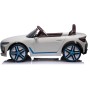 Macchina Elettrica per Bambini BMW I4 Telecomandata 12v con Fari a Led Bluetooth Cinture di Sicurezza a 3 Punti