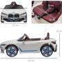 Macchina Elettrica per Bambini BMW I4 Telecomandata 12v con Fari a Led Bluetooth Cinture di Sicurezza a 3 Punti