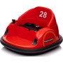 Autoscontro Elettrico 12V per Bambini Giostrina Bumper Car girevole 360 con Telecomando Cintura di Sicurezza Luci a Led
