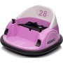 Autoscontro Elettrico 12V per Bambini Giostrina Bumper Car girevole 360 con Telecomando Cintura di Sicurezza Luci a Led