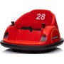 Autoscontro Elettrico 12V per Bambini Giostrina Bumper Car girevole 360 con Telecomando Cintura di Sicurezza Luci a Led