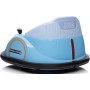 Autoscontro Elettrico 12V per Bambini Giostrina Bumper Car girevole 360 con Telecomando Cintura di Sicurezza Luci a Led