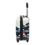 MonTravel Set Trolley per Bambini 2 Pezzi Valigia Rigida e Zainetto Coordinato Bagaglio a Mano con Ruote Girevoli Traffic