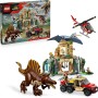 LEGO Jurassic World 76976 Missione Aerea con Spinosauro e Quetzalcoatlus con 2 Dinosauri Elicottero Camion e 4 Minifigure