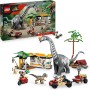 LEGO Jurassic World 76973 Alla Ricerca del Raptor e del Titanosauro con 2 Dinosauri un Fuoristrada una Moto e 3 Minifigure