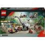 LEGO Jurassic World 76973 Alla Ricerca del Raptor e del Titanosauro con 2 Dinosauri un Fuoristrada una Moto e 3 Minifigure