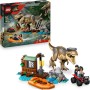 LEGO Jurassic World 76975 Fuga sul Fiume dal T. Rex Set Interattivo con Dinosauro Barca Veicolo ATV e 2 Minifigure