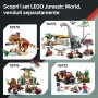 LEGO Jurassic World 76975 Fuga sul Fiume dal T. Rex Set Interattivo con Dinosauro Barca Veicolo ATV e 2 Minifigure