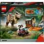 LEGO Jurassic World 76975 Fuga sul Fiume dal T. Rex Set Interattivo con Dinosauro Barca Veicolo ATV e 2 Minifigure