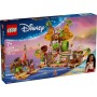 LEGO Disney Oceania II 43258 Il Barcone dei Kakamora con Barca e 2 Minifigure di Vaiana e Maui