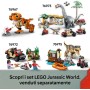 LEGO Jurassic World 76970 Dinosauro cucciolo Dolores: Aquilops Dinosauro da Esposizione e Gioco con Pianta di Fiori