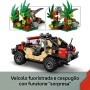 LEGO Jurassic World 76972 Fuga dal Raptor sul Fuoristrada con 2 figure di Dinosauro una Macchina e 2 Minifigure