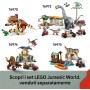 LEGO Jurassic World 76972 Fuga dal Raptor sul Fuoristrada con 2 figure di Dinosauro una Macchina e 2 Minifigure
