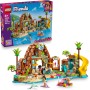 LEGO Friends 42673 Vacanza al Beach Resort con 6 Minifigure Animali Chiosco dei Gelati e Accessori