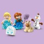 LEGO DUPLO Disney Frozen 10455 La Festa al Castello di Anna ed Elsa con 5 Personaggi tra cui Olaf e Baby Sven