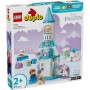 LEGO DUPLO Disney Frozen 10455 La Festa al Castello di Anna ed Elsa con 5 Personaggi tra cui Olaf e Baby Sven