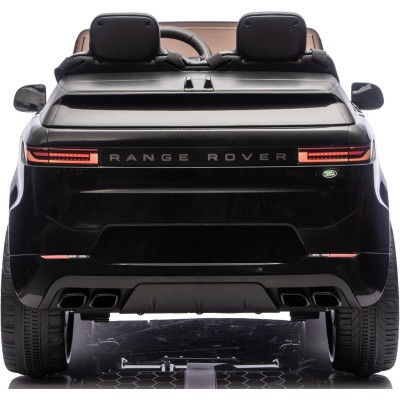 Auto Elettrica 24V per Bambini 2 Posti Range Rover Sport con Sedile in Pelle Cintura 3 Punti Telecomando