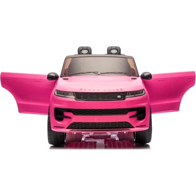 Auto Elettrica 24V per Bambini 2 Posti Range Rover Sport con Sedile in Pelle Cintura 3 Punti Telecomando