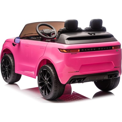 Auto Elettrica 24V per Bambini 2 Posti Range Rover Sport con Sedile in Pelle Cintura 3 Punti Telecomando