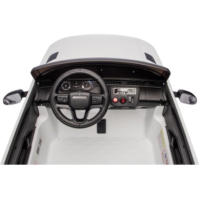 Auto Elettrica 24V per Bambini 2 Posti Range Rover Sport con Sedile in Pelle Cintura 3 Punti Telecomando