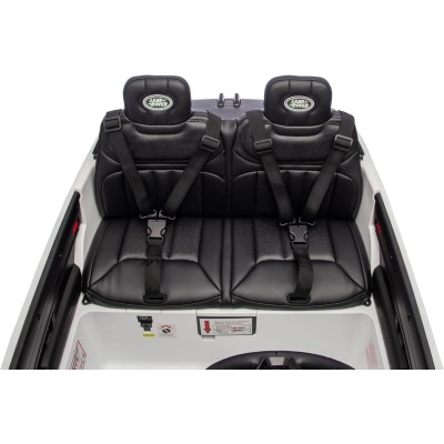 Auto Elettrica 24V per Bambini 2 Posti Range Rover Sport con Sedile in Pelle Cintura 3 Punti Telecomando