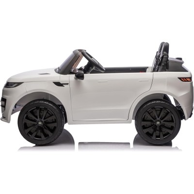 Auto Elettrica 24V per Bambini 2 Posti Range Rover Sport con Sedile in Pelle Cintura 3 Punti Telecomando