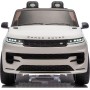 Auto Elettrica 24V per Bambini 2 Posti Range Rover Sport con Sedile in Pelle Cintura 3 Punti Telecomando