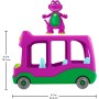 Fisher-Price HYG95 Il Mondo di Barney Autobus delle Avventure set con veicolo e Barney snodato