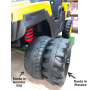 Kit 4 Ruote in Gomma per UTV CAT Caterpillar 24V – Camion con Cassone Ribaltabile