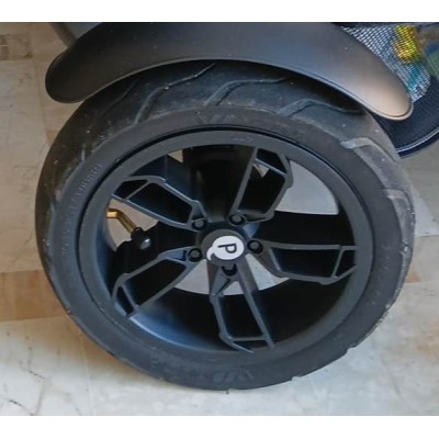 Kit 2 Ruote Posteriori + 1 Ruota Anteriore di Ricambio Triciclo Qplay Premium
