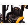 Trattore Cavalcabile Elettrico per Bambini JCB Escavatore con Braccio Scavatore Bulldozer Retroescavatore 4 in 1 con Tettuccio