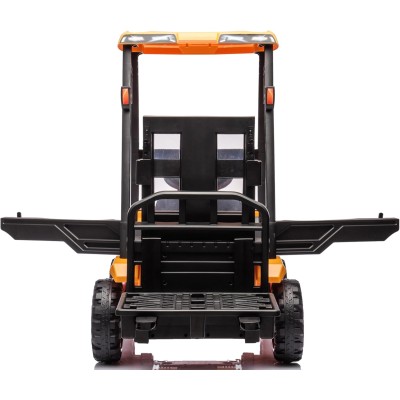 JCB Carrello Elevatore Elettrico per Bambini 12V Muletto Cavalcabile con Telecomando Forche Funzionanti