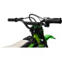 Moto Elettrica per Bambini Thunder Cross 24V 250W sedile in pelle accensione chiave acceleratore a manopola portata max 63kg