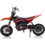 Moto Elettrica per Bambini Thunder Cross 24V 250W sedile in pelle accensione chiave acceleratore a manopola portata max 63kg