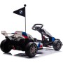 Go Kart Elettrico BMW per Bambini 24V con Sedile Regolabile 6-12 Anni Luci LED 2 Velocità Modalità Drift