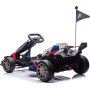 Go Kart Elettrico BMW per Bambini 24V con Sedile Regolabile 6-12 Anni Luci LED 2 Velocità Modalità Drift