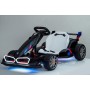 Go Kart Elettrico BMW per Bambini 24V con Sedile Regolabile 6-12 Anni Luci LED 2 Velocità Modalità Drift
