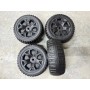 Kit 4 Ruote in Gomma Jeep Wrangler Rubicon per Bambini