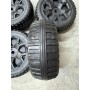 Kit 4 Ruote in Gomma Jeep Wrangler Rubicon per Bambini