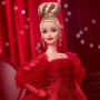 Mattel JBJ17 Barbie Signature 80° Anniversario Mattel - Barbie con abito in tulle rosso orecchini a goccia e guanti velati