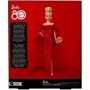 Mattel JBJ17 Barbie Signature 80° Anniversario Mattel - Barbie con abito in tulle rosso orecchini a goccia e guanti velati