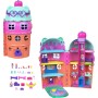 Mattel JFT91 Polly Pocket La gelateria a forma di porsetto con 30 accessori e tante stanze a tema