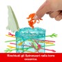 Mattel JFW44 ​Salve le Scimmie versione Jurassic World La Rinascita Gioco con torre oceanica e spinosauri
